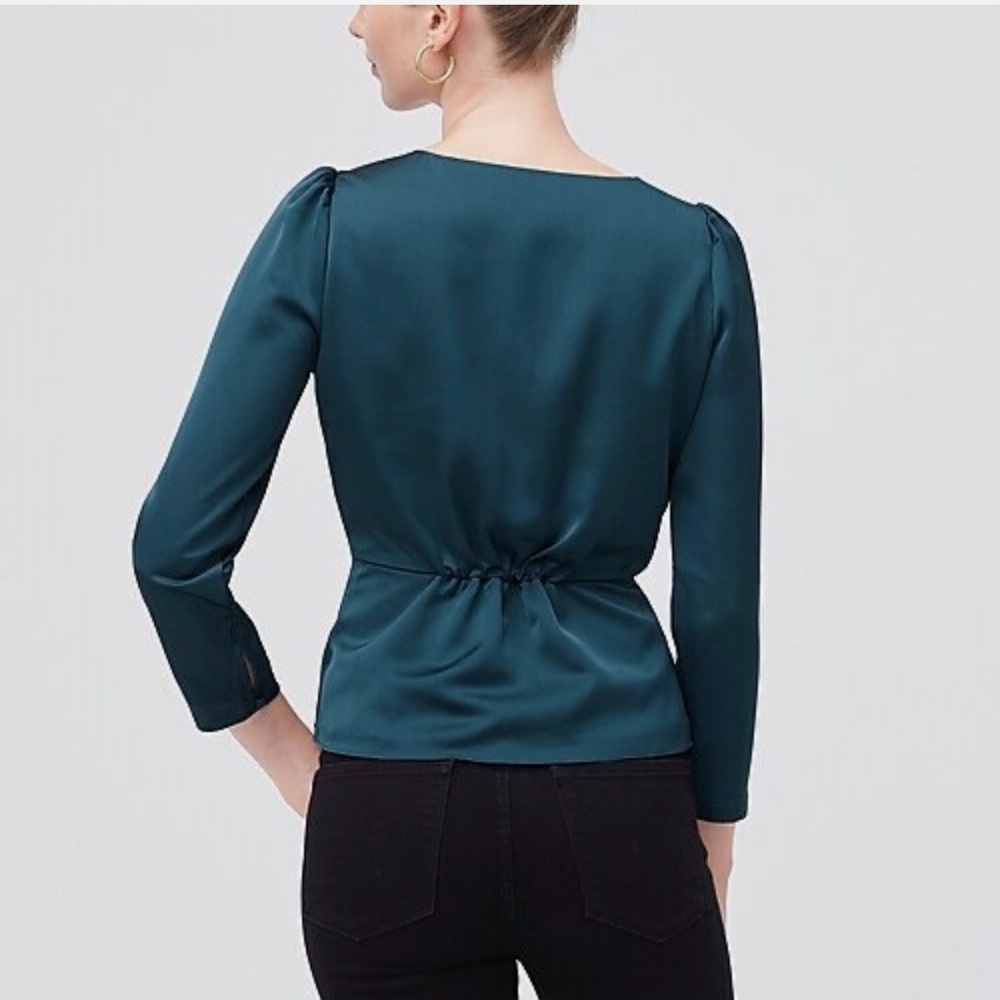 J. Crew Emerald Button-Down Blouse - image 3